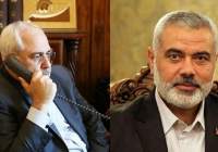Iran FM, Hamas Chief hold phone talks