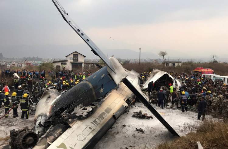 برخورد هواپیما با بالگرد در نپال 3 کشته برجای گذاشت