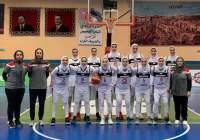 تیم بسکتبال زنان ایران در اردن گل کاشتند