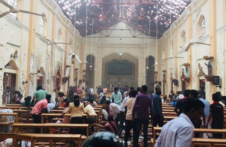 موج حملات تروریستی به هتلها و کلیساها در سریلانکا رسید