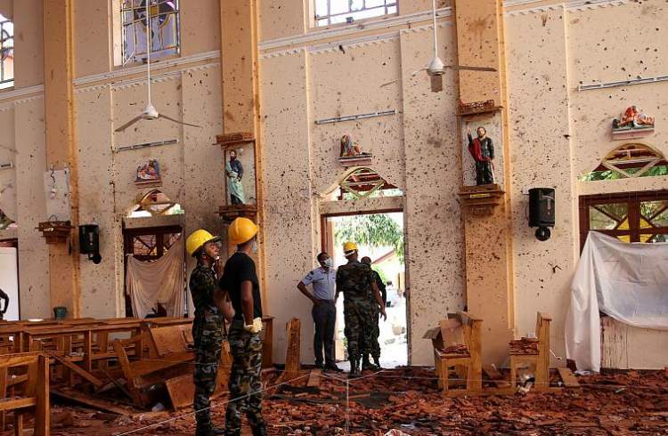 نهمین بمب در نزدیکی یک کلیسا در سریلانکا منفجر شد