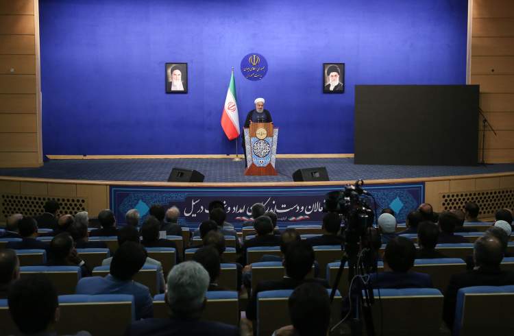 دکتر روحانی: صحنه کمک‌رسانی ملت ایران به آسیب‌دیدگان سیل اخیر، غایب نداشت