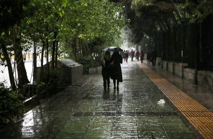 در ۱۴ استان کشور طی چهار روز آینده باران می بارد