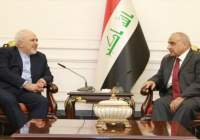 دکتر ظریف با عادل عبدالمهدی نخست وزیر عراق دیدار کرد