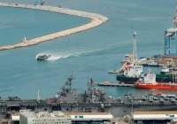 یک کشتی تجاری در بندر حیفا دچار آتش سوزی شد