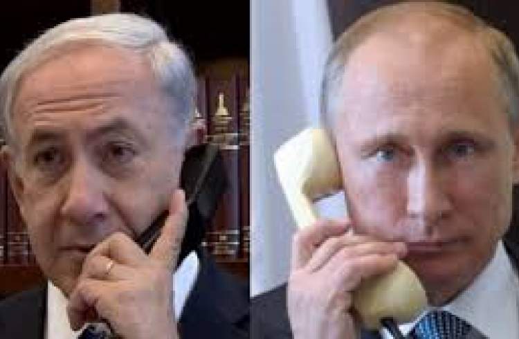 گفتگوی تلفنی پوتین و نتانیاهو درباره همکاری ها در سوریه