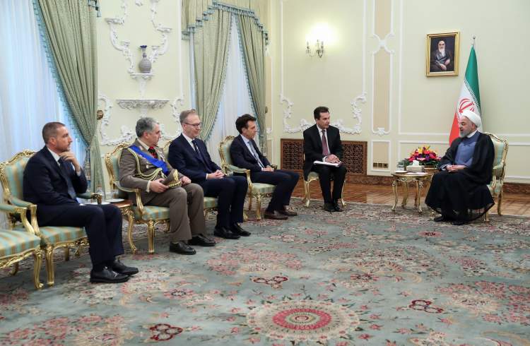 رئیس جمهور: اراده ایران تقویت روابط بسیار نزدیک و صمیمانه با ایتالیا است