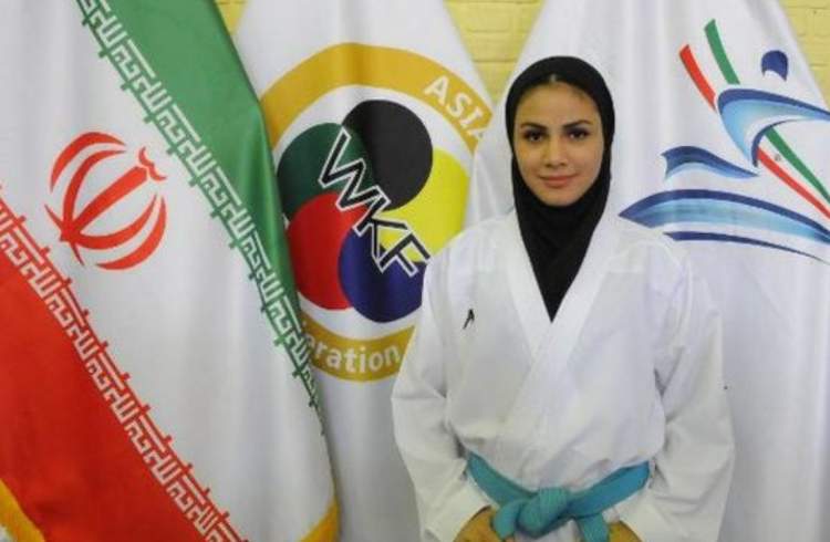 مدال طلای جهان در دستان بانوی کاراته کار ایرانی