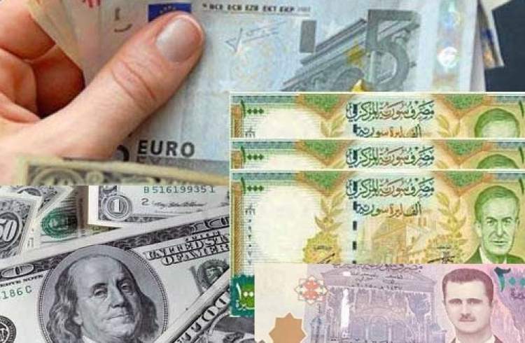 کاهش ارزش لیره سوریه به پائین ترین نرخ در برابر دلار