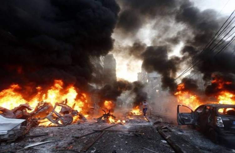 17 شهید و 5 زخمی در انفجار اتوبوسی در ورودی شهر کربلا