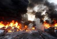 17 شهید و 5 زخمی در انفجار اتوبوسی در ورودی شهر کربلا