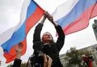 تجمع اعتراض کنندگان در مسکو برای آزادی مخالفان دولت