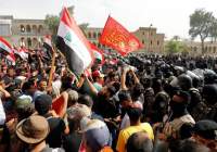 تظاهرات ضد فساد در بغداد به درگیری کشیده شد