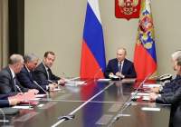 نشست اعضای شورای امنیت ملی روسیه با حضور پوتین در خصوص سوریه