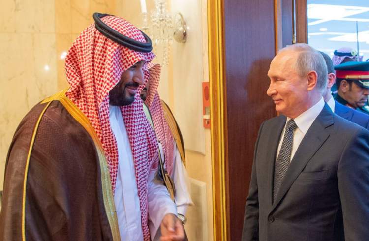تاکید پوتین بر حل سیاسی بحران‌های منطقه در دیدار با بن سلمان