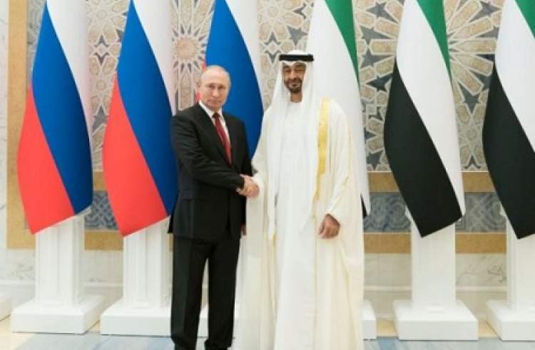 پوتین: مواضع روسیه و امارات در مسائل جهانی و منطقه‌ای هماهنگ است