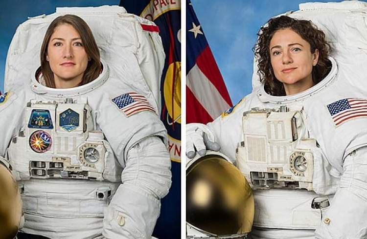 راهپیمایی فضایی اولین تیم کاملا زنانه