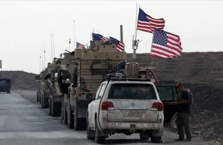 اعزام کاروان نظامی آمریکا از عراق به منطقه میادین نفتی شمال سوریه