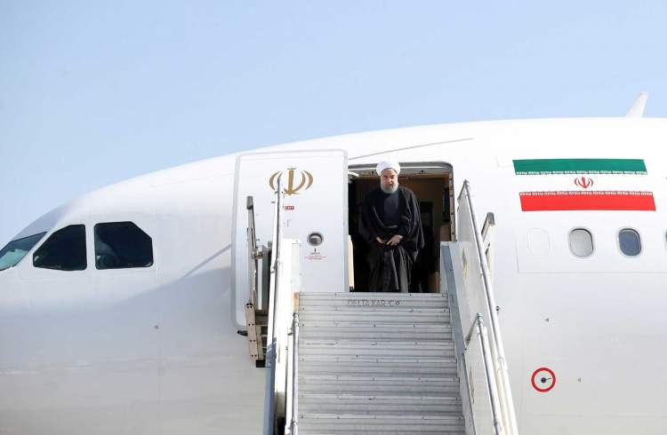 هواپیمای هیأت دولت در فرودگاه کرمان بر زمین نشست