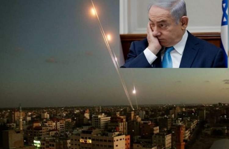 رجزخوانی نتانیاهو زیر باران موشک‌های جهاد اسلامی