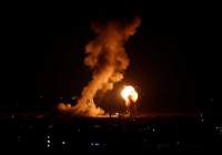 رژیم صهیونیستی با نقض آتش بس شمال غزه را بمباران کرد