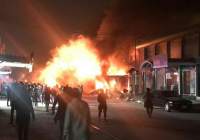 کنسولگری ایران در نجف اشرف توسط آشوبگران به آتش کشیده شد
