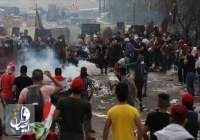 درگیری نیروهای امنیتی عراق با معترضان در کربلا