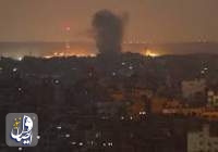 حملات جنگنده های رژیم صهیونیستی به غزه