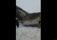 سقوط یک هواپیما در ولایت غزنی افغانستان
