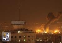 حملات جنگنده‎ های رژیم صهیونیستی برای سومین روز پیاپی به نوار غزه