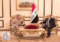 دیدار برهم صالح با رئیس ستاد فرماندهی مرکزی ارتش آمریکا