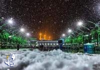 بارش کم سابقه برف در بغداد و کربلا