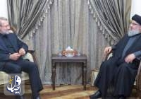 علی لاریجانی با «سید حسن‌نصرالله» دیدار کرد