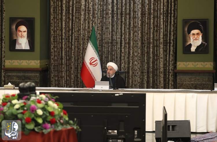 روحانی: توصیه می کنم مردم همچنان در خانه بمانند