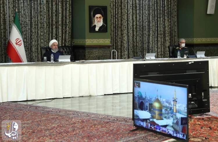 روحانی: توطئه ضد انقلاب، تعطیلی کار و فعالیت اقتصادی در ایران است