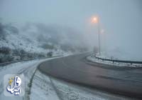 بارش برف و باران در جاده‌های ١١ استان در نیمه دوم فروردین‌ماه