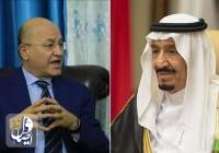 گفت‌وگوی تلفنی رئیس‌جمهور عراق و پادشاه سعودی