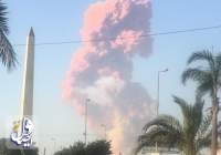 انفجار قدرتمندی در بندر بیروت رخ داد