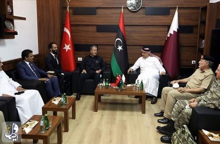وزیران دفاع قطر، ترکیه و لیبی در طرابلس نشست سه جانبه برگزار کردند
