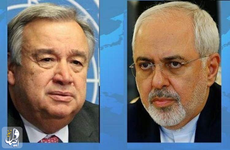 ظریف در تماس با دبیرکل سازمان ملل: ایالات متحده آمریکا عضو برجام نیست