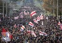 تظاهرات بزرگ معترضان در بلاروس برگزار شد