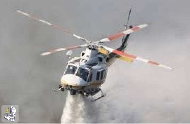 اعزام بالگردهای هلال احمر و سپاه برای اطفای حریق جنگل‌های گلستان