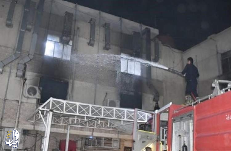 آتش‌سوزی در یک بیمارستان بغداد ده‌ها کشته و مجروح برجا گذاشت