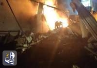 واکنش پدافند هوایی سوریه به حملات اسرائیل در آسمان لاذقیه