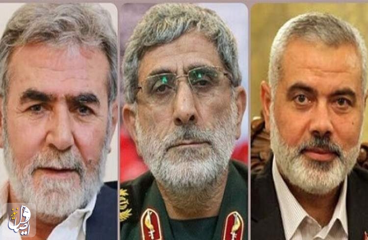 گفت‌وگوی تلفنی سردار قاآنی با رهبران حماس و جهاد اسلامی