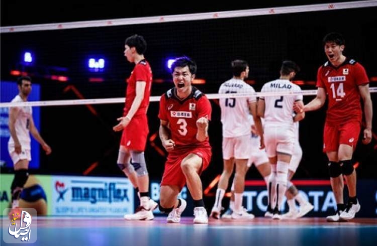 شکست سنگین والیبال ایران مقابل ژاپن