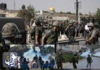 رژیم صهیونیستی تظاهرات فلسطینی های ساکن قدس را سرکوب کرد