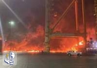 انفجار در کشتی در جبل علی امارات