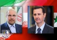 دیدار قالیباف با بشار اسد در دمشق