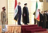 استقبال رسمی حجة الاسلام رئیسی از نخست وزیر عراق